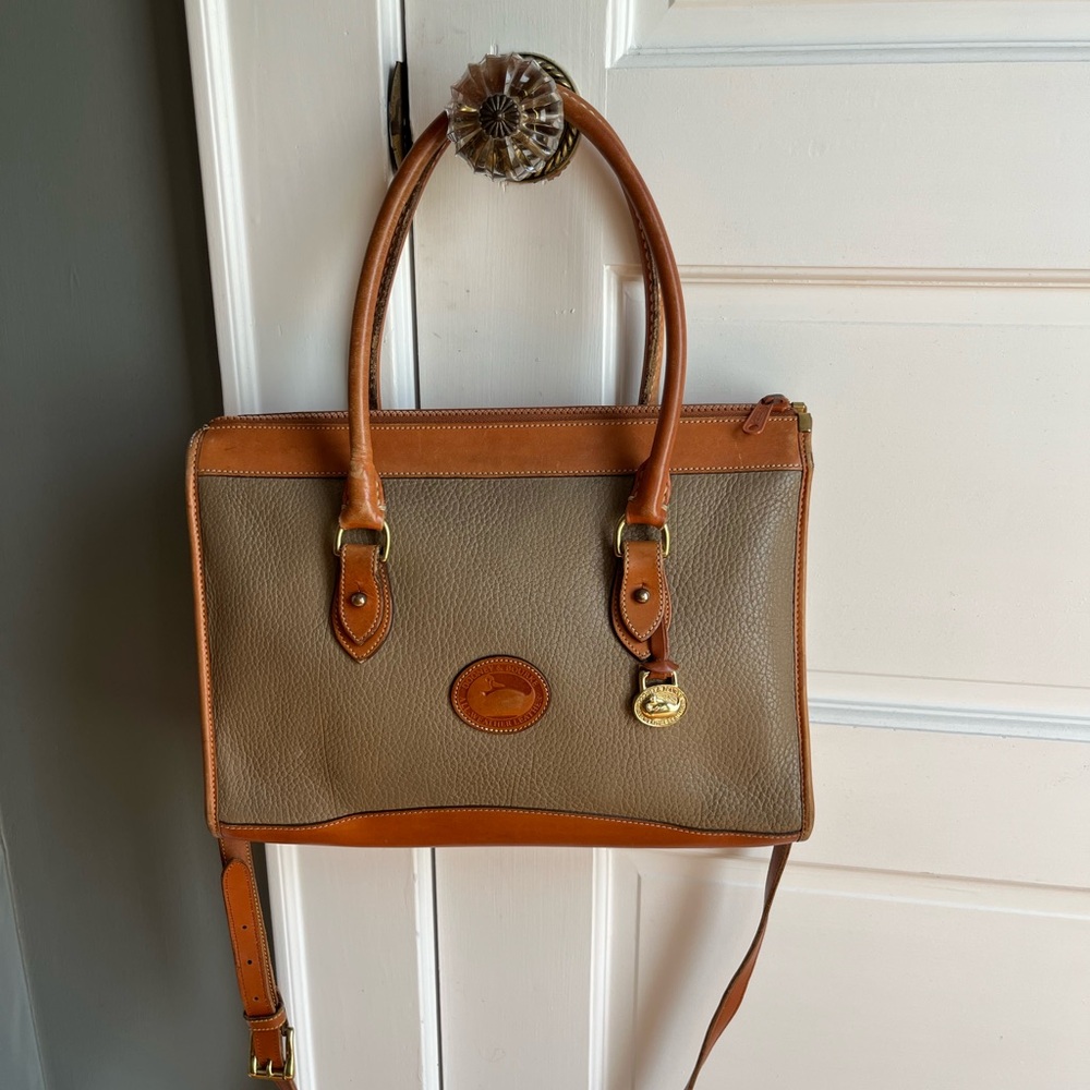Vintage Dooney & Bourke All Weather Leather Shoulder Bag